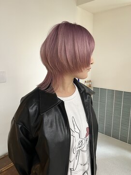 クペウ(cope'u) ペールピンク/中性ウルフ