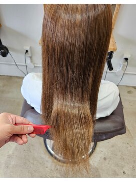 エイト オキナワ 沖縄新都心店(EIGHT okinawa) お客様スタイル_ブリーチ履歴×縮毛矯正【EIGHT 荒井】