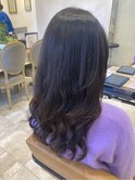 コテ巻き風パーマ