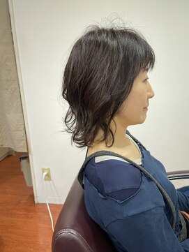 ロココ(ROCOCO) ★斜めバング グレージュカラー デザインカラーシルキーベージュ