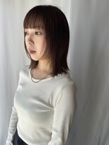 イトシテ&nbsp;顔まわりウルフレイヤー×やわらかブラウン　【鎌田　隆雅】