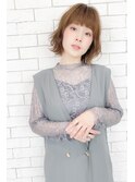 軽やかカールでナチュラルエレガンス