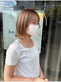 【hair labo.】ヘーゼルベージュカラー
