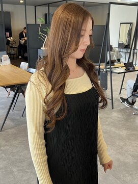 ナンバー(number+) 大人可愛いベージュダブルカラー