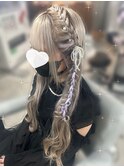 編みおろしスタイル
