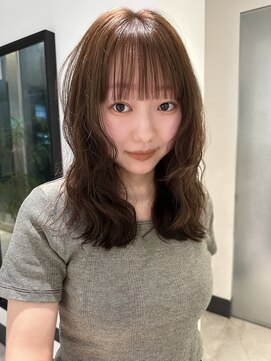 シキ オルガン 大宮(siki ORGAN) コテ巻き風パーマ × オリーブベージュ