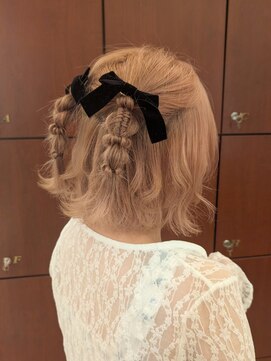 ブランシェ JR勝川駅南口店(BRANCHE) ボブヘア☆ハーフツインアレンジ