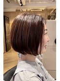 シンプルなボブ × 髪質改善トリートメント　archive垂水