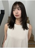 【 YOKE 】フェイスレイヤー顔まわりローレイヤーぱっつん前髪