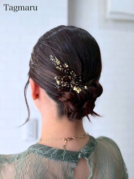 タグマル 短めさんのカチモリヘア☆金箔アレンジ