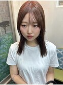 ピンクブラウンカラー ブラウンカラー ピンクブラウン
