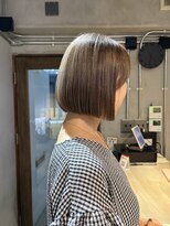 プラグ ヘアーデザイン 大名店(PLUG hair design)&nbsp;前下がりボブ