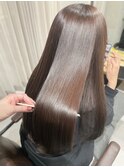 こっくりチョコレートブラウン×髪質改善トリートメント//