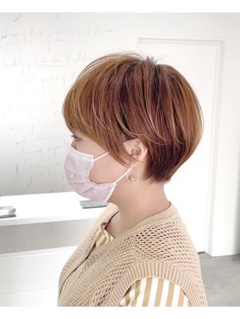 ジュベ 別府店(juve.) 別府ショートボブ顔まわりレイヤーカット髪質改善カラー30代