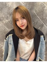 ロンドアヴァントゥス 池袋(Lond aventus) 韓国レイヤー/韓国風/ボブ/髪質改善/黒髪/ブリーチなし〔池袋〕