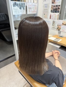オリジンズヘアーセカンド 守谷店(Origins hair 2nd) グレージュカラー × BYKARTE TR