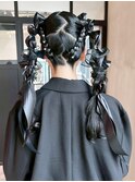 韓国ヘアロング前髪カットおくれ毛_ba571782