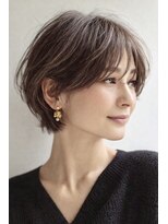 ハーツ(Heart's)&nbsp;白髪ぼかし脱白髪染め大人ショート40代50代60代