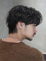 バイフィフス 原宿/表参道(by fifth) シャドウパーマルーズパーマセンターパートツーブロック刈り上げ