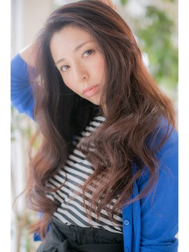 ヘアーショップ エヌアンドエー 越谷店(hair shop N&A) ゆるふわウェーブ×かきあげバング