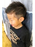お洒落キッズ☆モヒカン風・ツーブロックスタイル♪♪