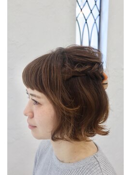 if ボブヘアアレンジ