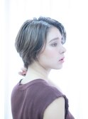 30代40代襟足すっきり小顔ショート