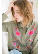ミック ヘアアンドビューティー 大山店(miq  Hair&Beauty)&nbsp;くせ毛風ラフふわミディa