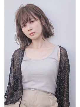 ジュノ 霧島店(Juno) ニュアンスウェーブで大人ボブ