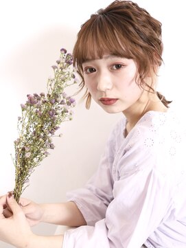 ロア(lore) 【lore銀座】愛され王道♪前髪有りローポニー