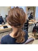 ゆるふわポニーテール