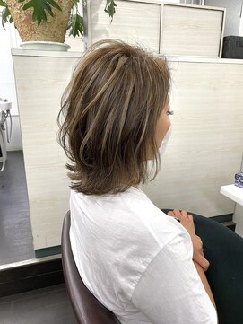 ヴィフ 大船(VIF) コントラストハイライト×アッシュベージュ