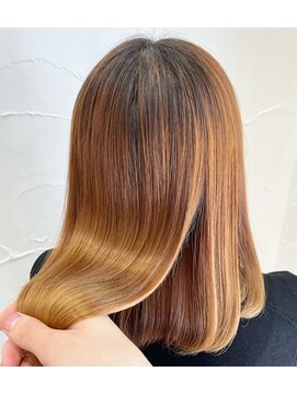 アン(Hair make un) 【髪質改善】酸性ストレート♪♪