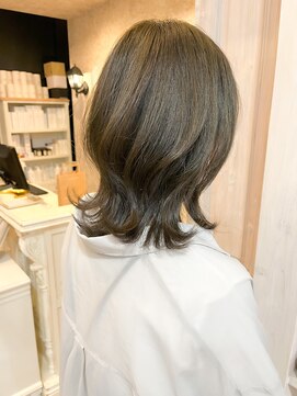 キャアリー(Caary) 福山市美容室Caary 大人気イルミナカラーオリーブアッシュ