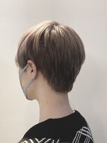 ミルクティーベージュ　メンズカラー　木下晃徳