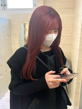 ジーナ 博多(Zina) [Zina博多]髪質改善/大人ガーリー/顔周りカットハイトーンカラー