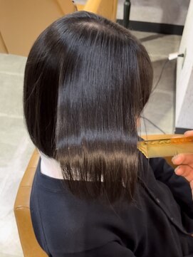 ロンド シャルム 吉祥寺(Lond charme) ボブ ストレート 縮毛矯正 艶髪