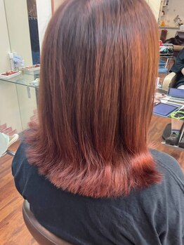 ビューティーガロ Beauty GARO 加須店の写真/髪に優しい薬剤を使用◎髪のダメージを最小限に抑え、艶感UP!大人女性の魅力を引き出します♪