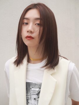 シー バイ ロンド 新宿(Sea by Lond) ワンレン×ネビージュ[ボブルフ/黒髪/小顔]