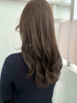 ローレンジウ(LOREN JU) 透明感髪質改善ベージュダブルカラーミルクティーグレージュ