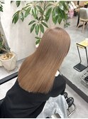 【qumu MARIKO】ミルクティーベージュ×ケアブリーチ
