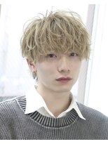 オーシャントーキョー 渋谷神南(OCEAN TOKYO) ラフ無造作マッシュ王道ハイトーンミルクティーベージュ