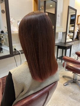 ミーテ(mi:te) 裾カラーピンク