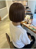 【あんstyle】くすみカラーでボブに!