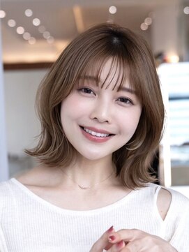 ドットハリス(.Hallis) レイヤーボブ/レイヤーカット/くびれレイヤー/韓国風ヘア