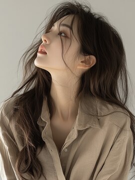 エダ 鎌倉(edA.) 小顔ロング＃髪質改善＃白髪ぼかし＃鎌倉＃40代＃グレージュ