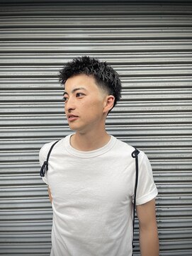 デン 仙台店(DEN) フェザーパーマ/スパイキーショート[榴岡/メンズ/理容室]