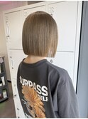 切りっぱなしボブ