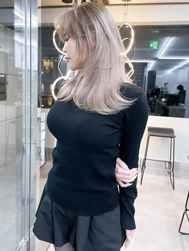 ラキング ギンザ トウキョウ(LAKING GINZA) くびれヘア/アプリコットオレンジ/夏/ハイライトカラー[銀座駅]