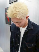 ペレ 梅田(PELE) サーフカール/スパイキーショート/ブルーブラック/梅田